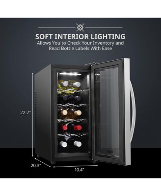Schmecke 10-Bottle Thermoelectric Wine Cooler - Stainless Steel