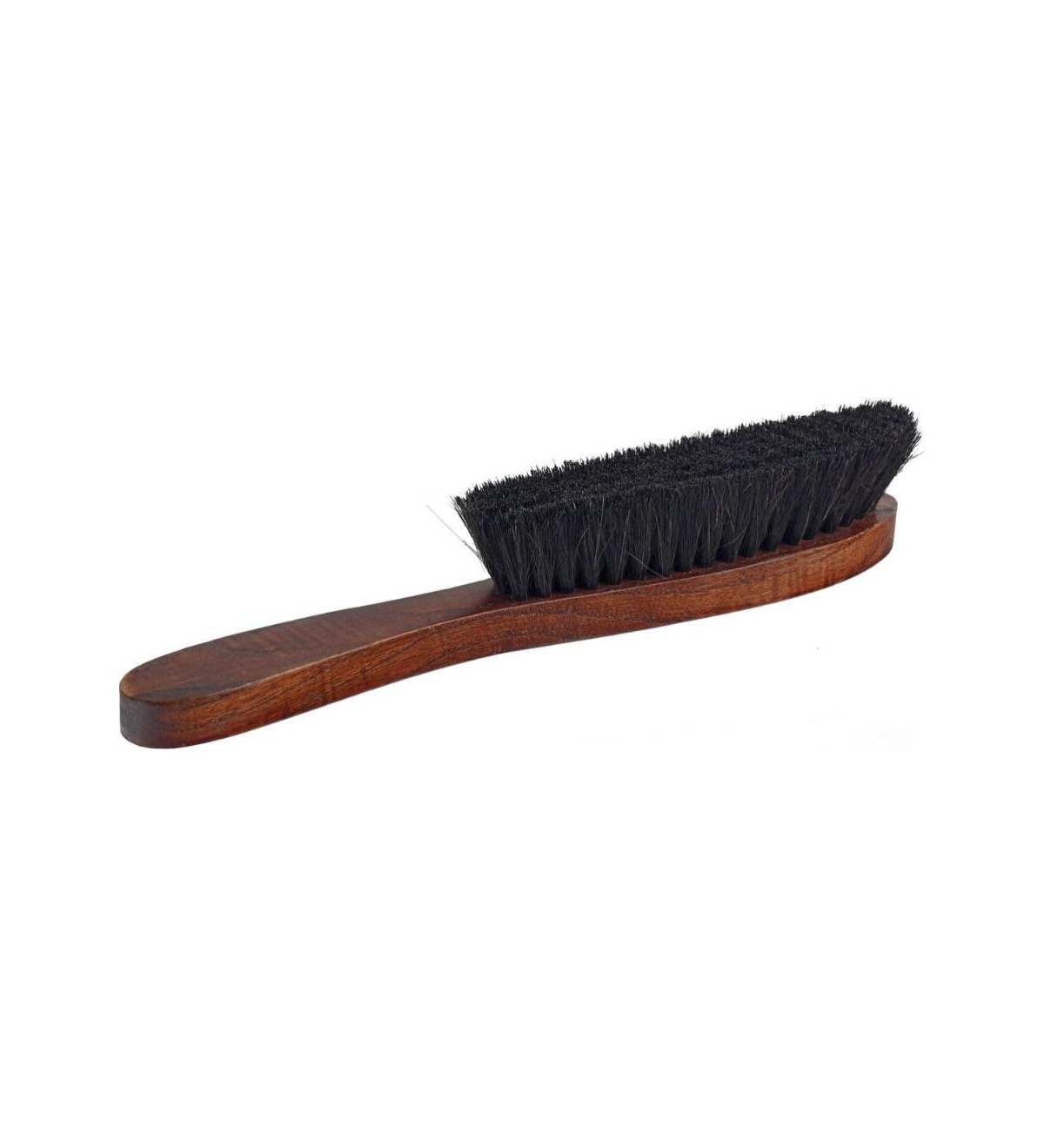 Hat Brush - High-Quality Hat Brush - Horse Hair Bristles Brush with Hardwood Handle - Horse Hair Hat Brush in Brown - Brown