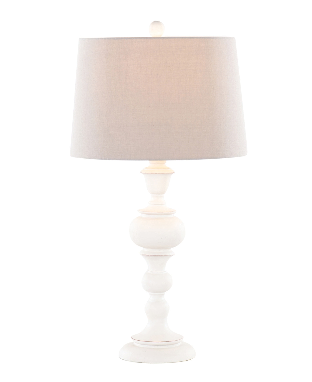 Shop Lumisource Morocco 30" Polyresin Table Lamp In Off White,gray