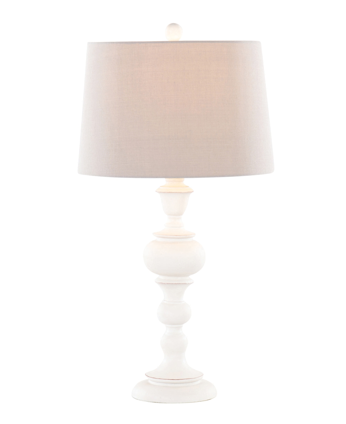 Lumisource Morocco 30" Polyresin Table Lamp In Off White,gray