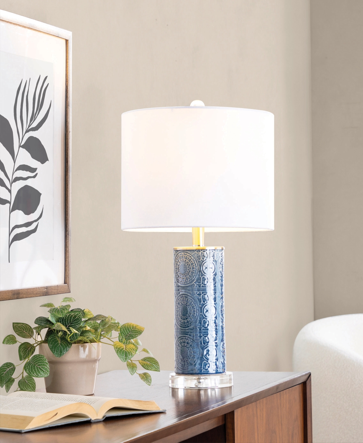 Lumisource Spyro 23" Ceramic Table Lamp