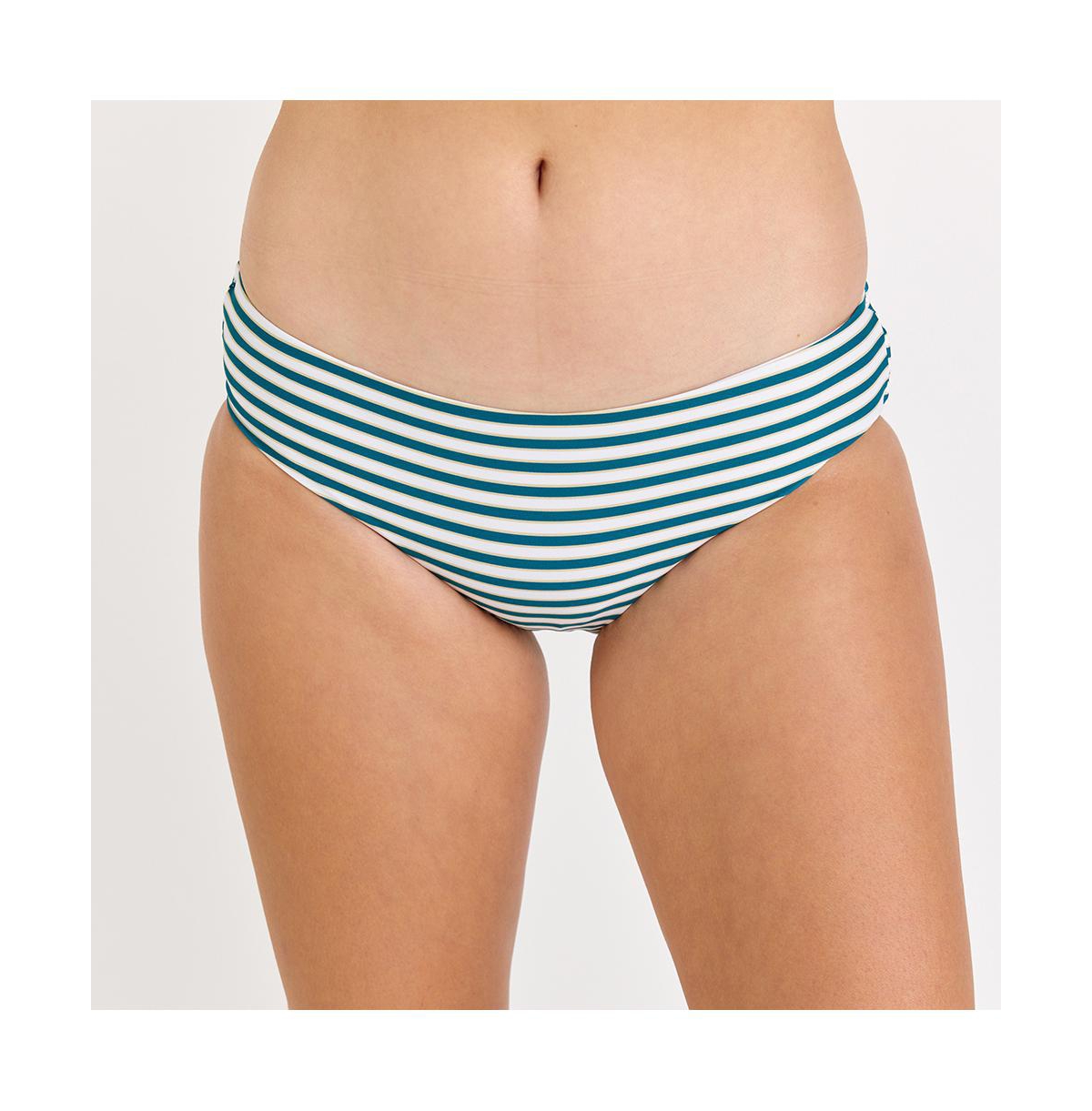 Plus Size Bikini Bottom - Sky blue (textured)