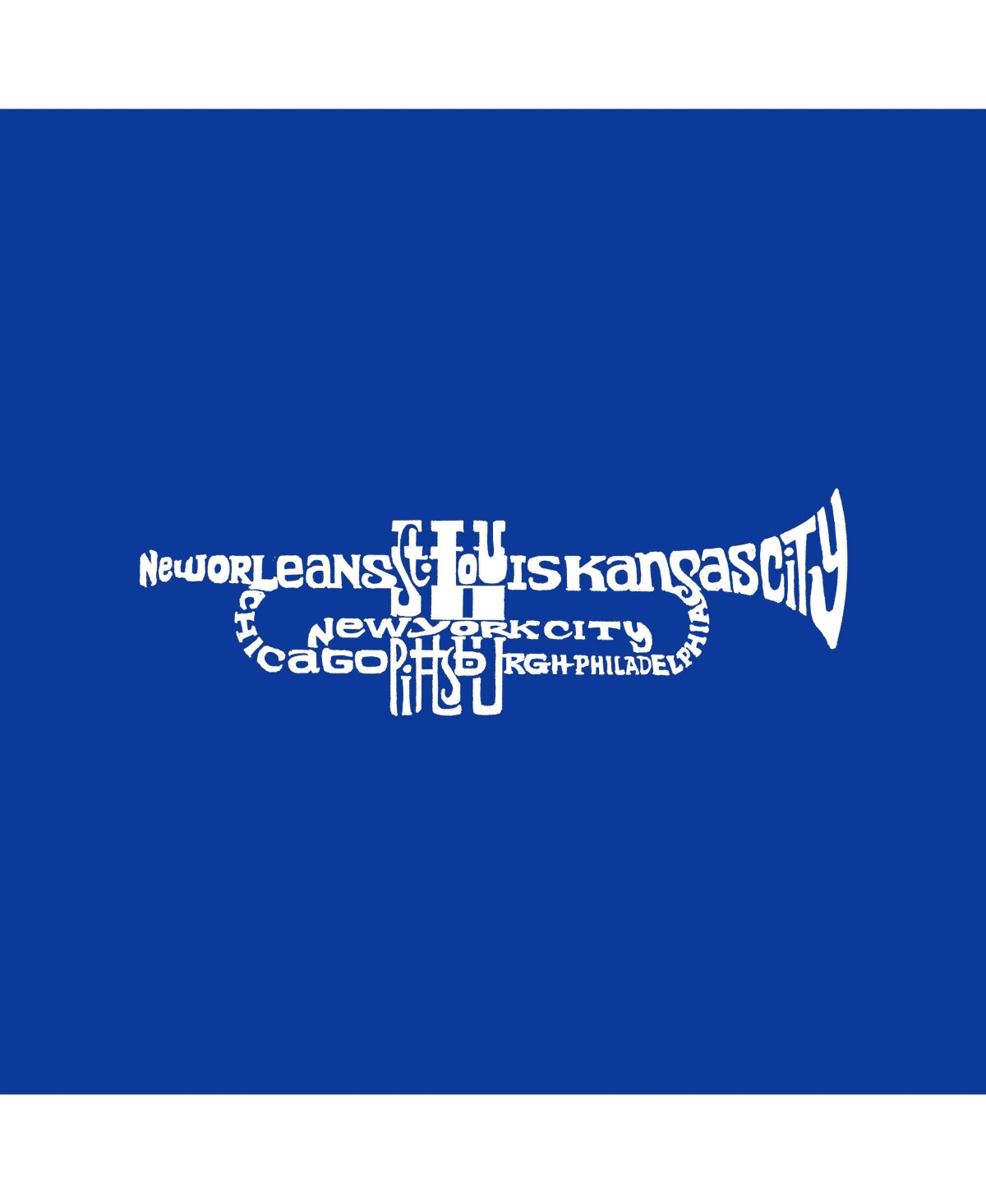 Boy's Word Art Long Sleeve - Trumpet Tshirt