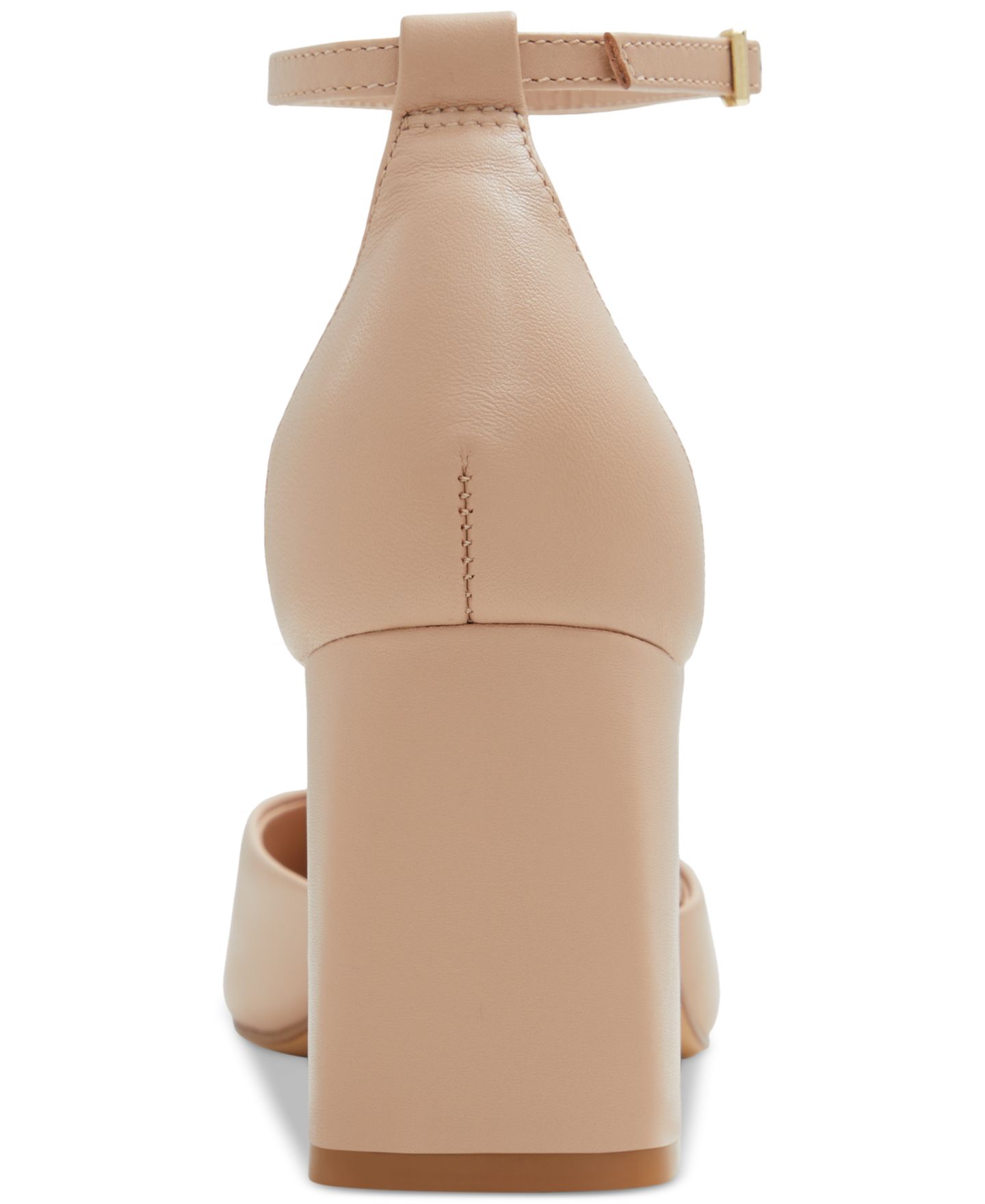 Женские сандалии ALDO Jan Pointed Toe Ankle-Strap Block-Heel, цвет: Бежевый гладкий — фото 3
