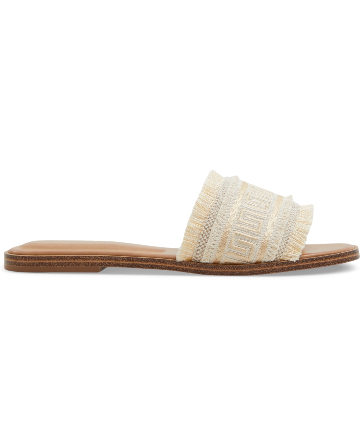 Shop Aldo Women's Nalani Woven Slip-on Slide Flat Sandals In Gold Woven