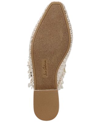 Women's Reeta Fringe Raffia Flat Mules