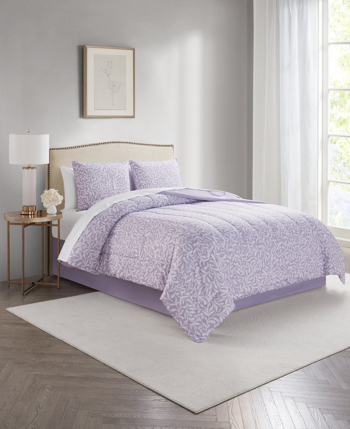 Shop Mytex Haven 8-pc. Comforter Set In Purple