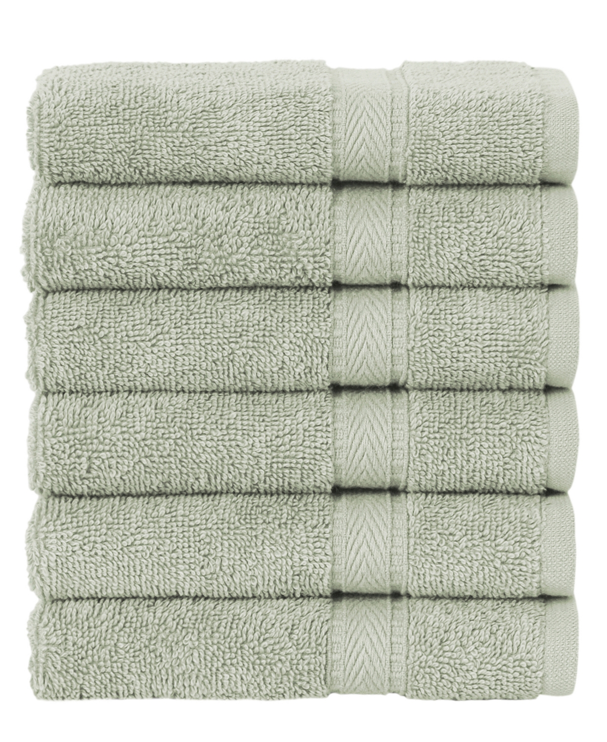 Linum Home Sinemis 6-pc. Terry Washcloth Set In Green