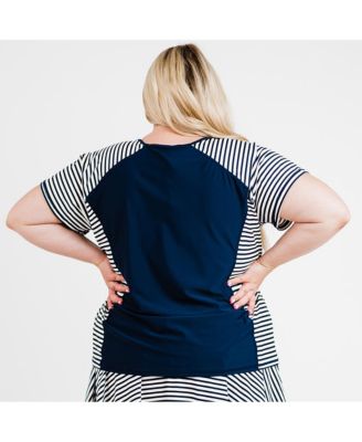 Women's Plus Size Loose Fit Adele Swim Top