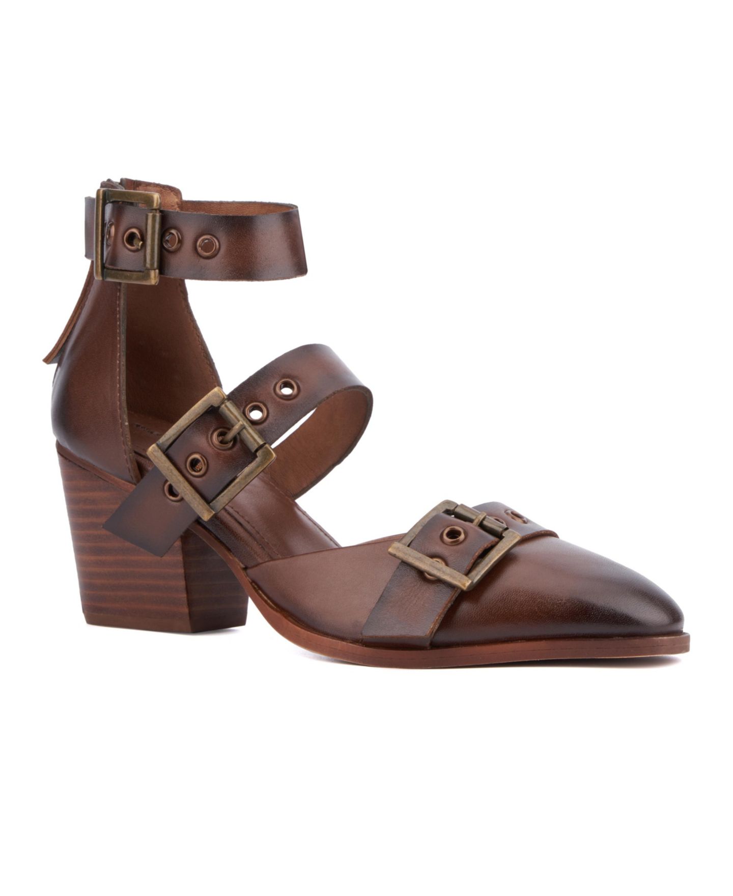 Женские сандалии Vintage Foundry Co Kaydence Heel, цвет: Коричневый — фото 1