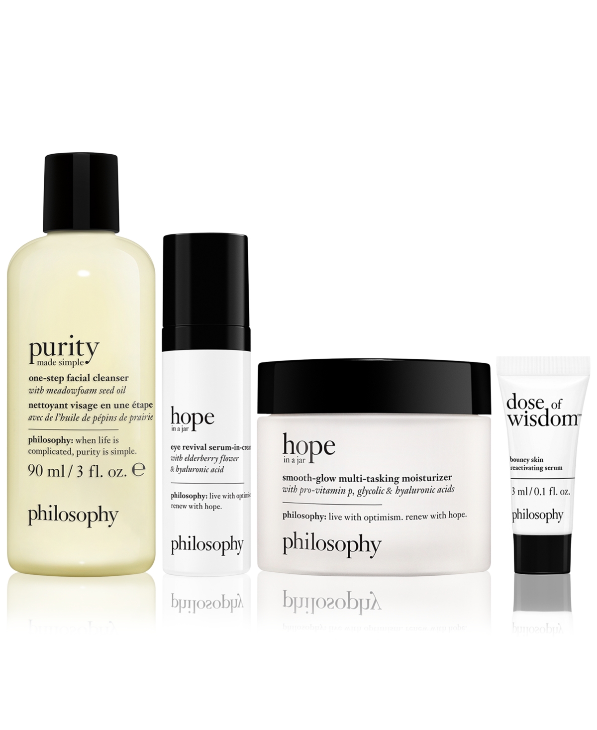 Shop Philosophy 4-pc. Hydrate & Glow Skincare Set In No Color