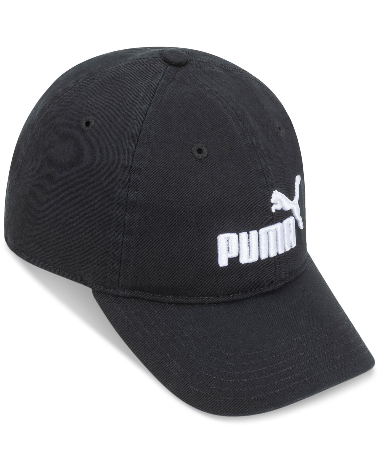 Мужская кепка Puma #1 Adjustable 2.0 Strapback, цвет: Чёрный / Белый — фото 1
