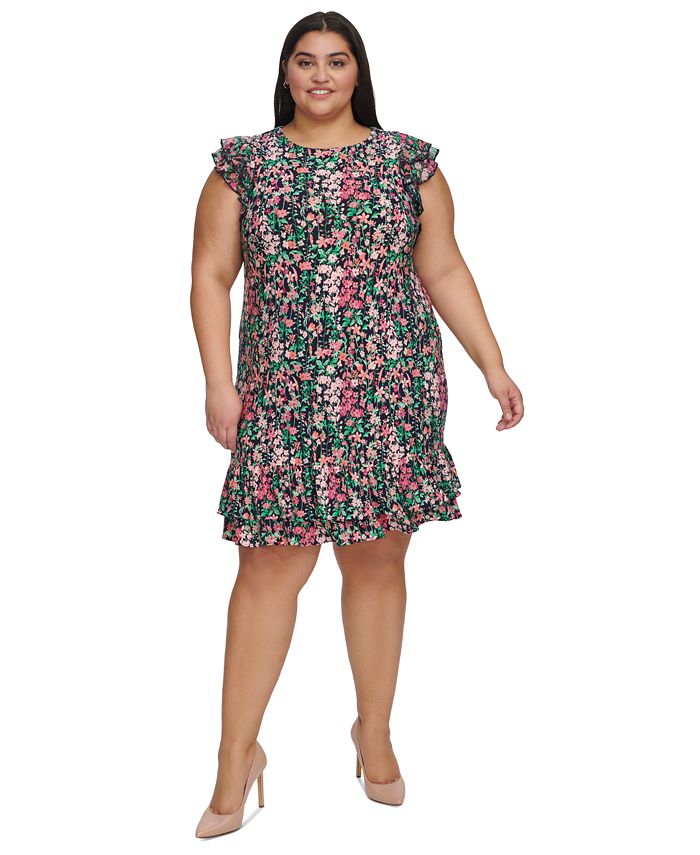 Macy's tommy hilfiger plus best sale size