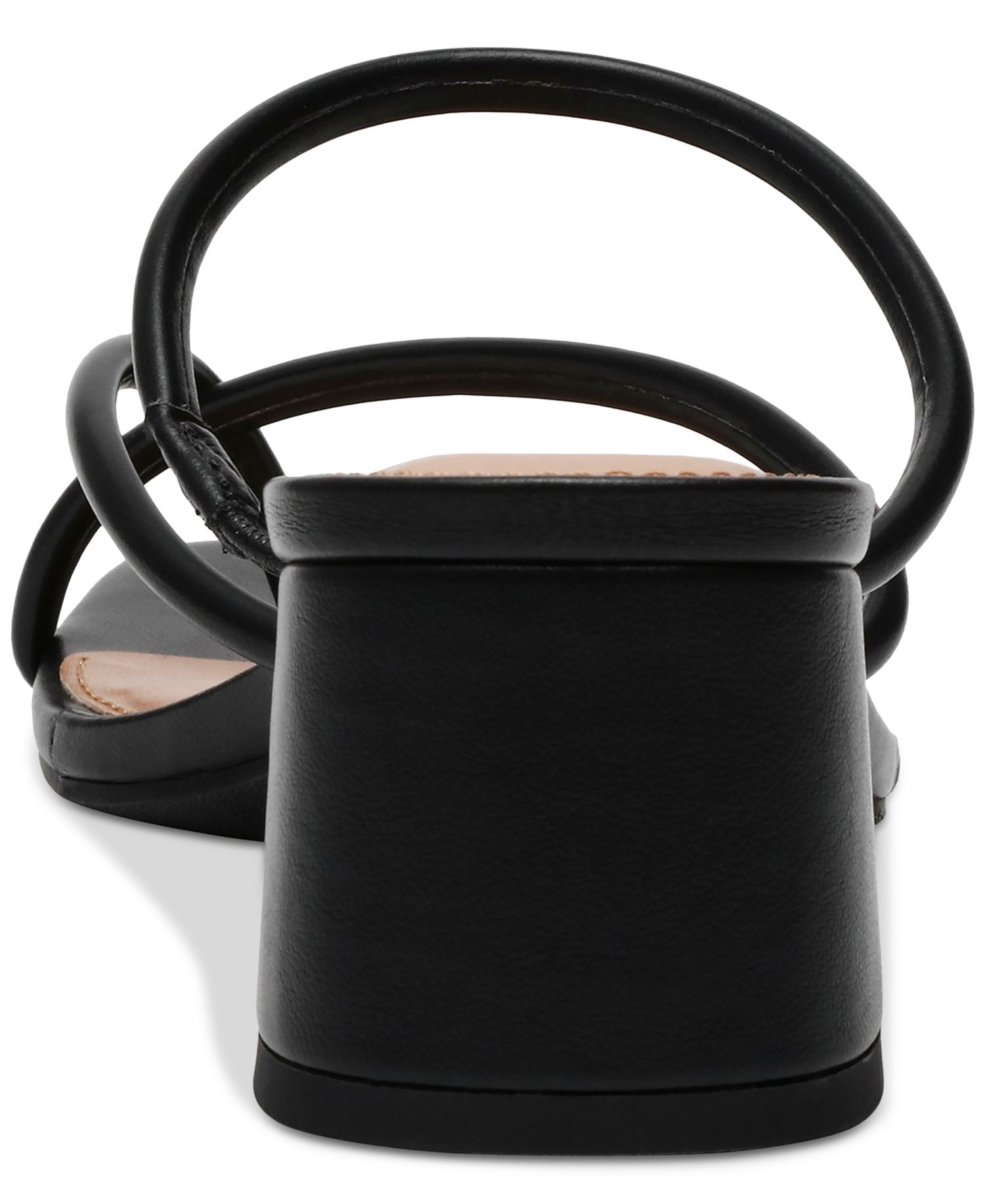 Lumena Strappy Slide Block-Heel Sandals