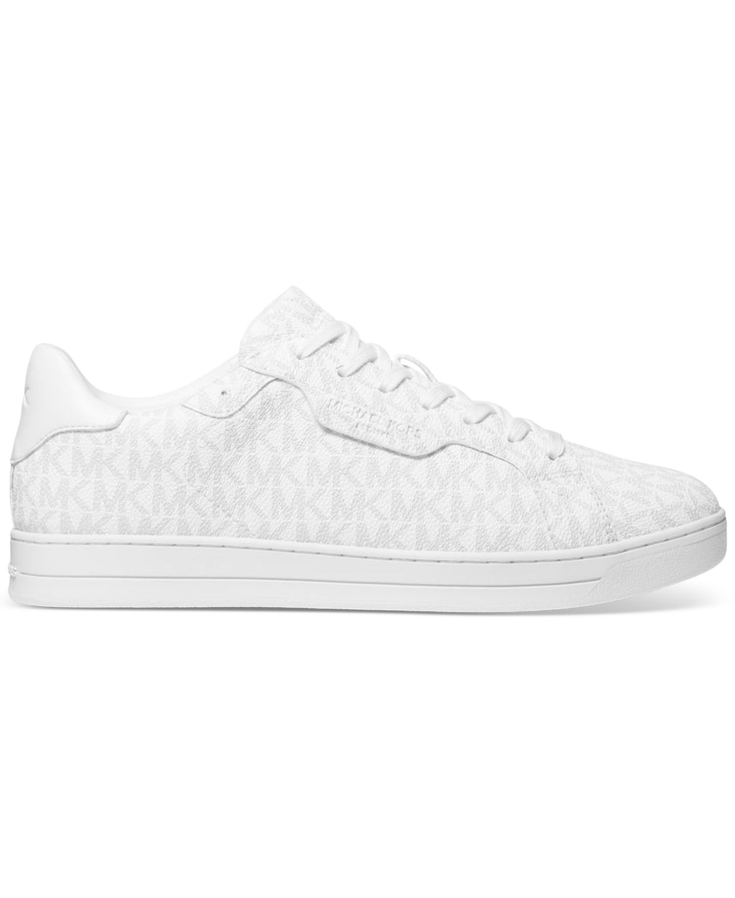 Мужские кроссовки Michael Kors Keating Lace-Up Logo, цвет: Яркий белый — фото 2