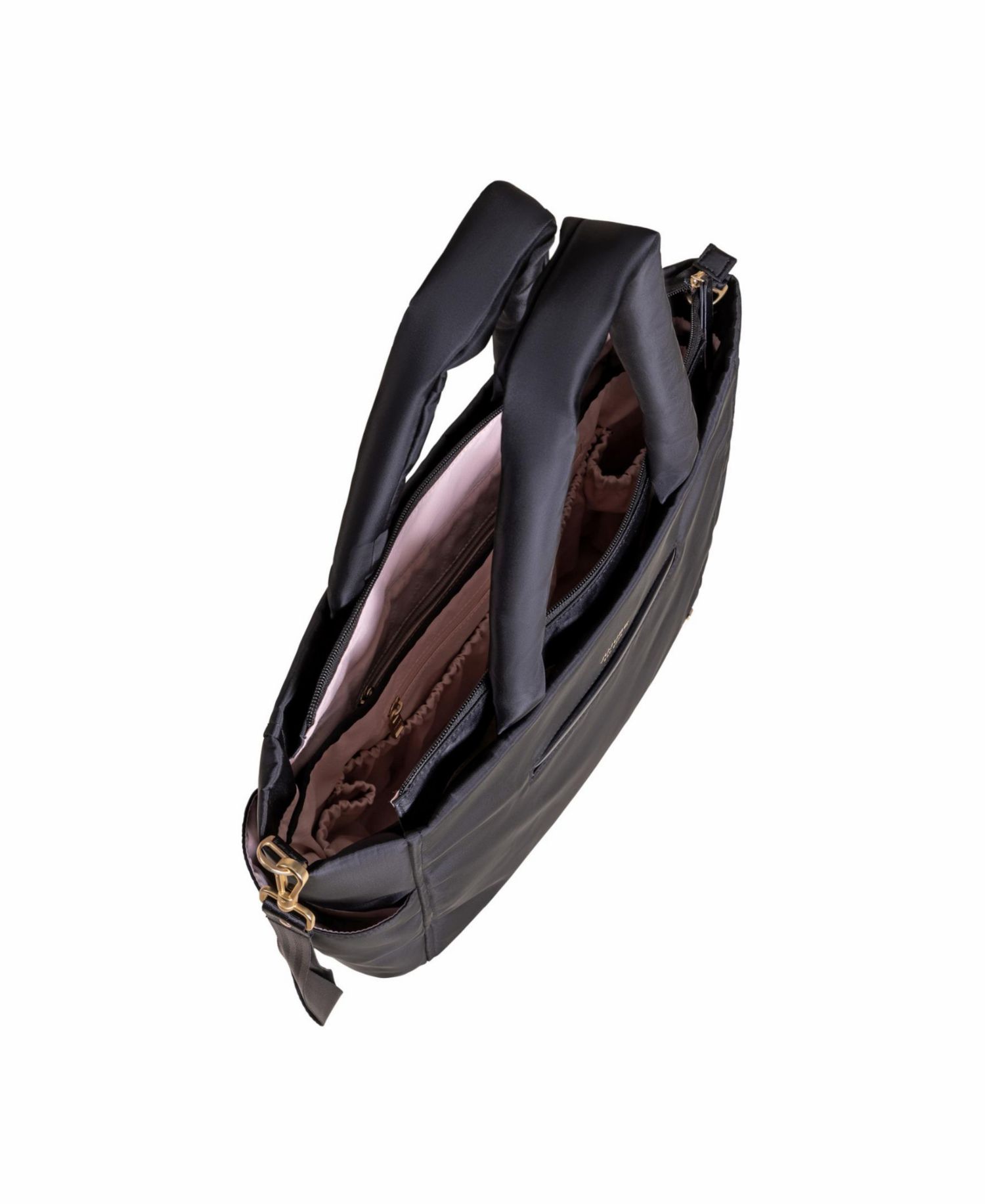 Utility-Strap Tote Diaper Bag