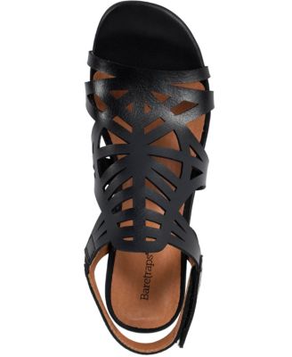 Women's Velvet Block Heel Sandals