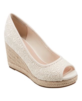 Women's Nuri Peep Toe Espadrille Wedge Pumps