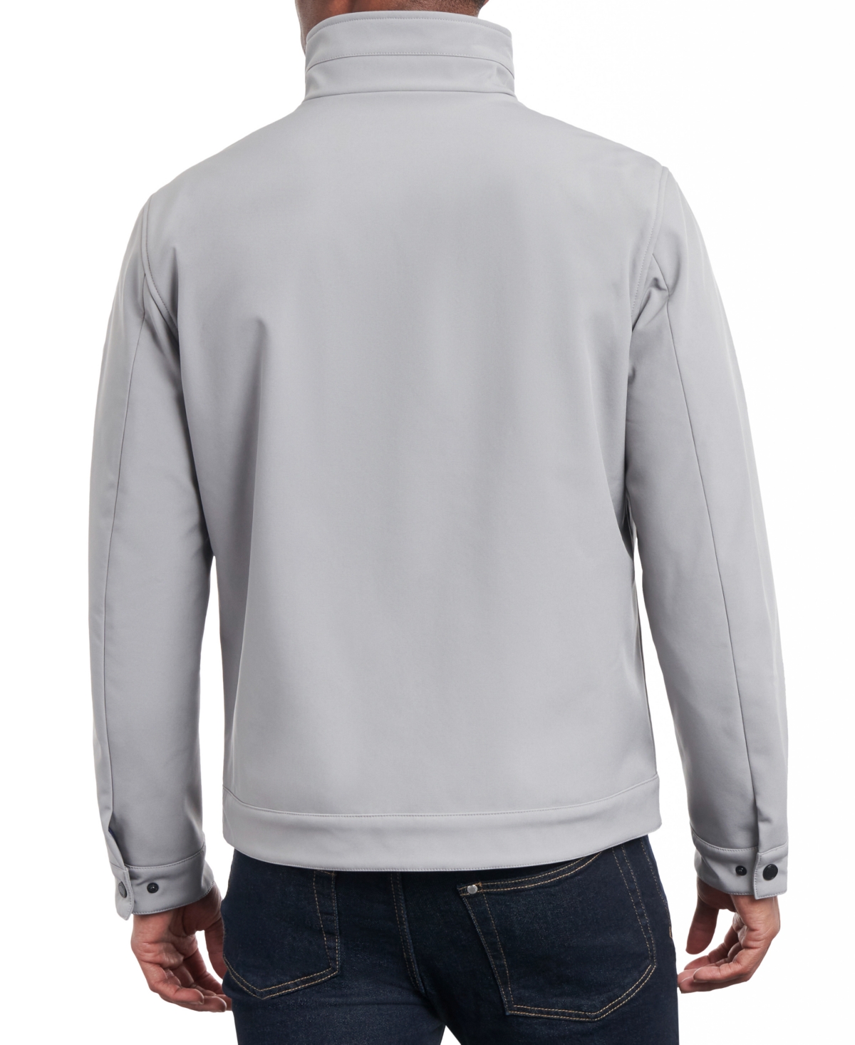 Michael Kors Men's Dressy Full-Zip Soft Shell Jacket