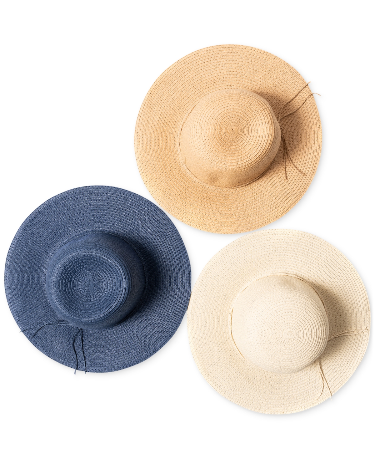 Shop Style & Co Packable Paper Floppy Hat In Natural