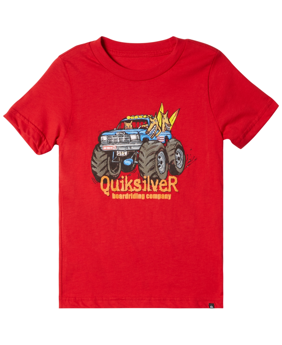 Shop Quiksilver Toddler & Little Boys All Terrain Graphic Cotton T-shirt In Salsa