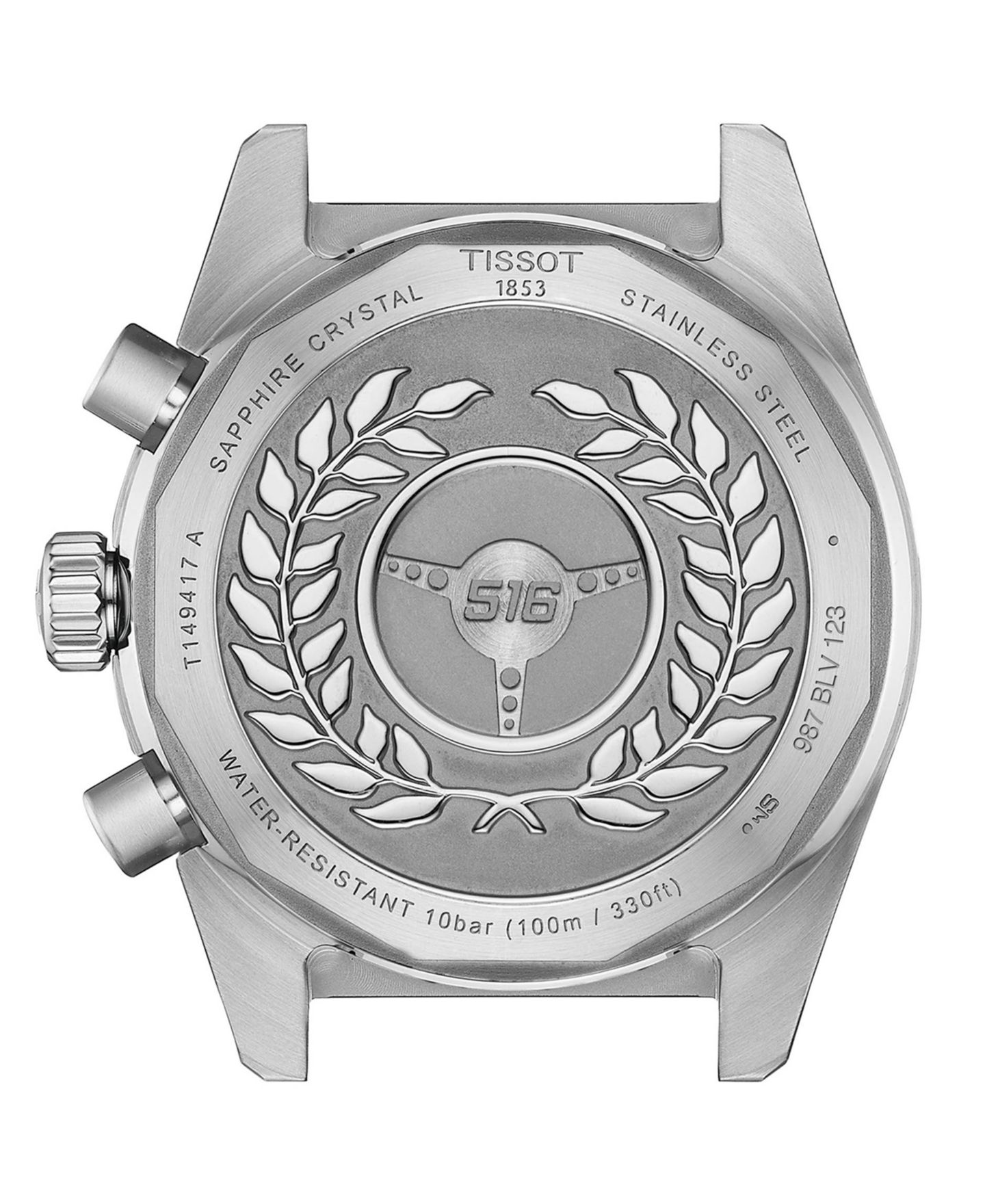 Мужские часы Tissot Swiss Chronograph PRS 516 Stainless Steel Bracelet Watch 40mm — фото 3