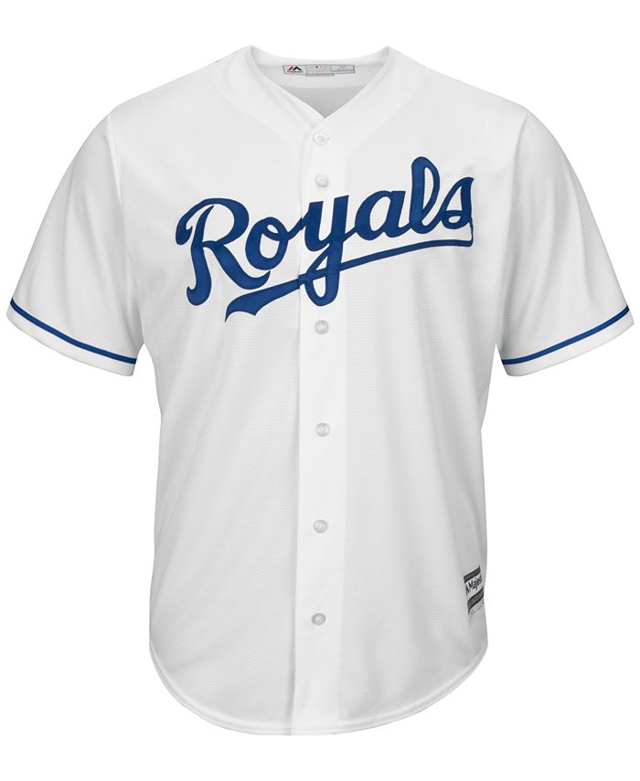 Majestic Men's White Kansas City Royals Team Official Jersey - Macy's