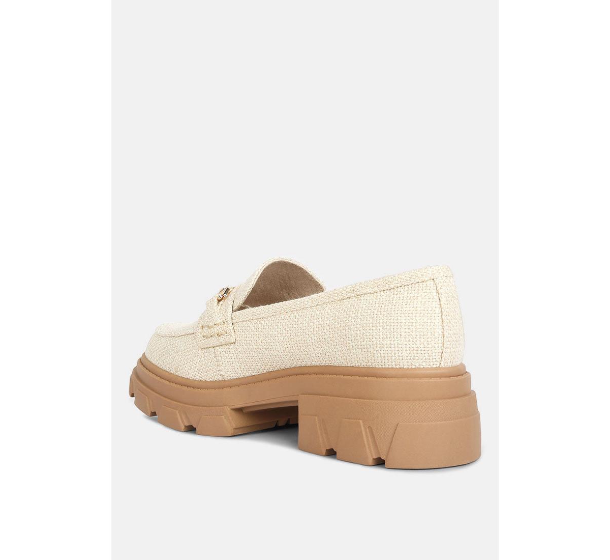 jaxtyn chunky platform heel loafers