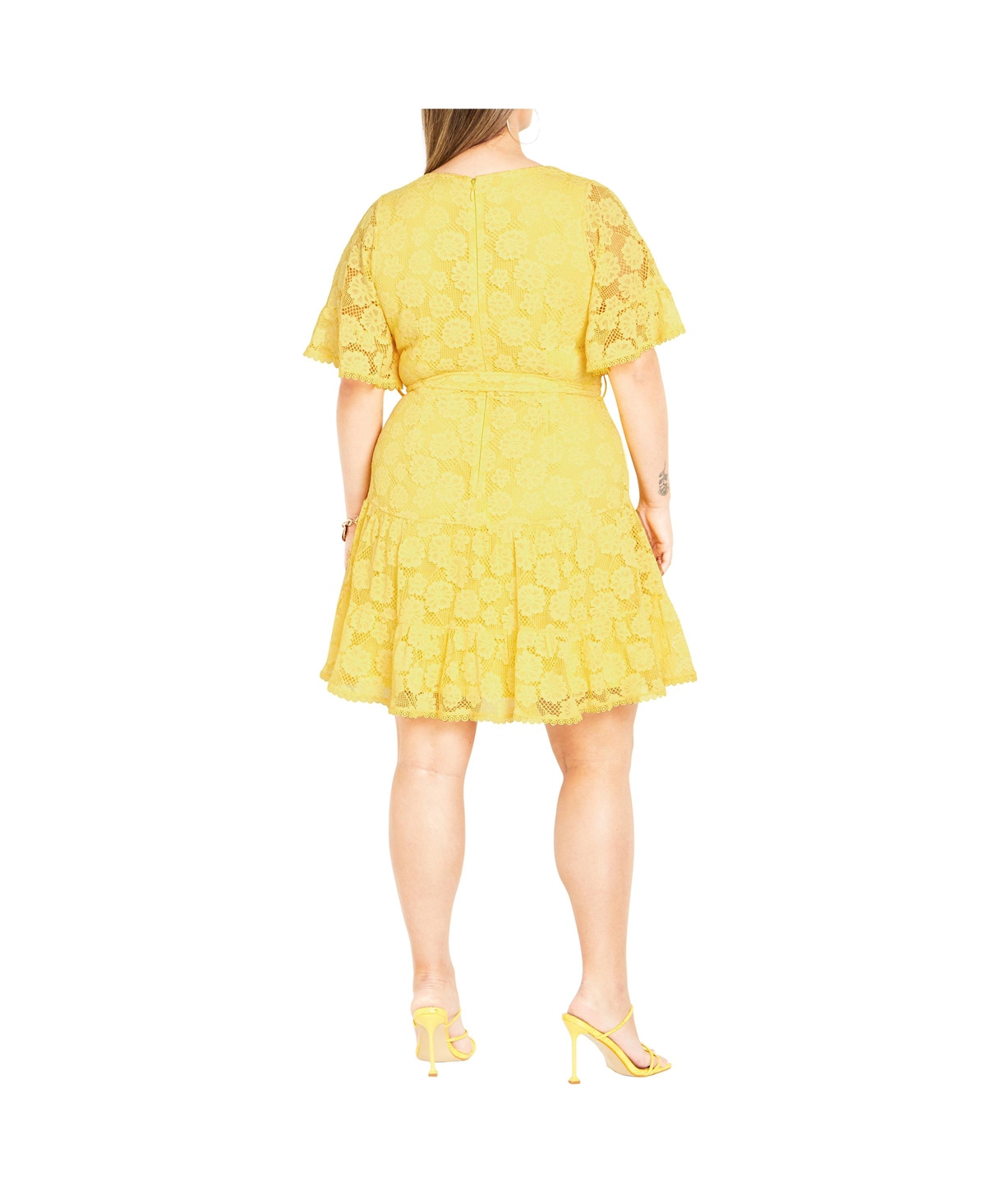 City Chic Women's Garden Kisses Dress