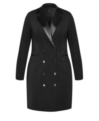 Plus Size Tuxedo Dress