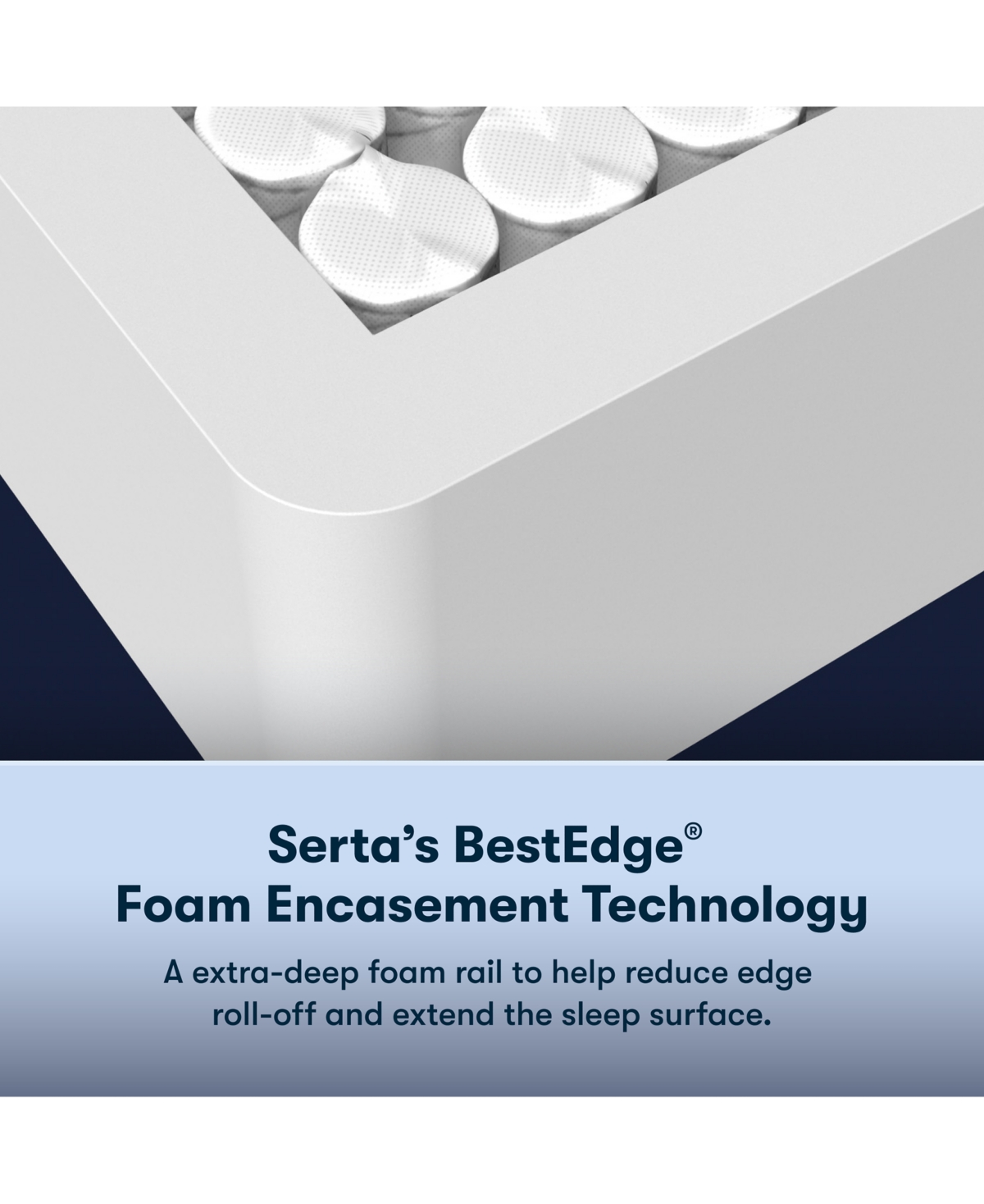 Serta Perfect Sleeper Dazzling Night 12" Medium Hybrid Mattress Set, Twin In No Color