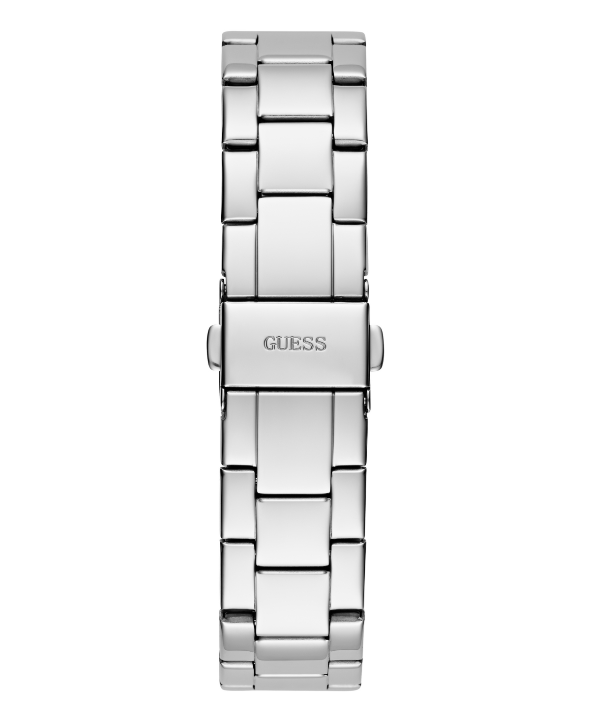 Shop Guess Women's Analog Silver-tone Stainless Steel Watch 38mm