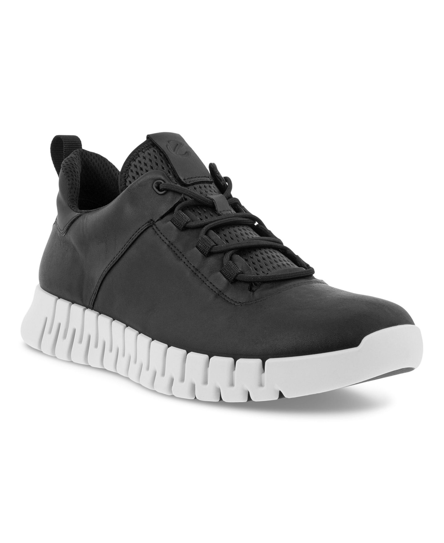 Мужские кроссовки Ecco Gruuv Lace Up, цвет: Чёрный — фото 1