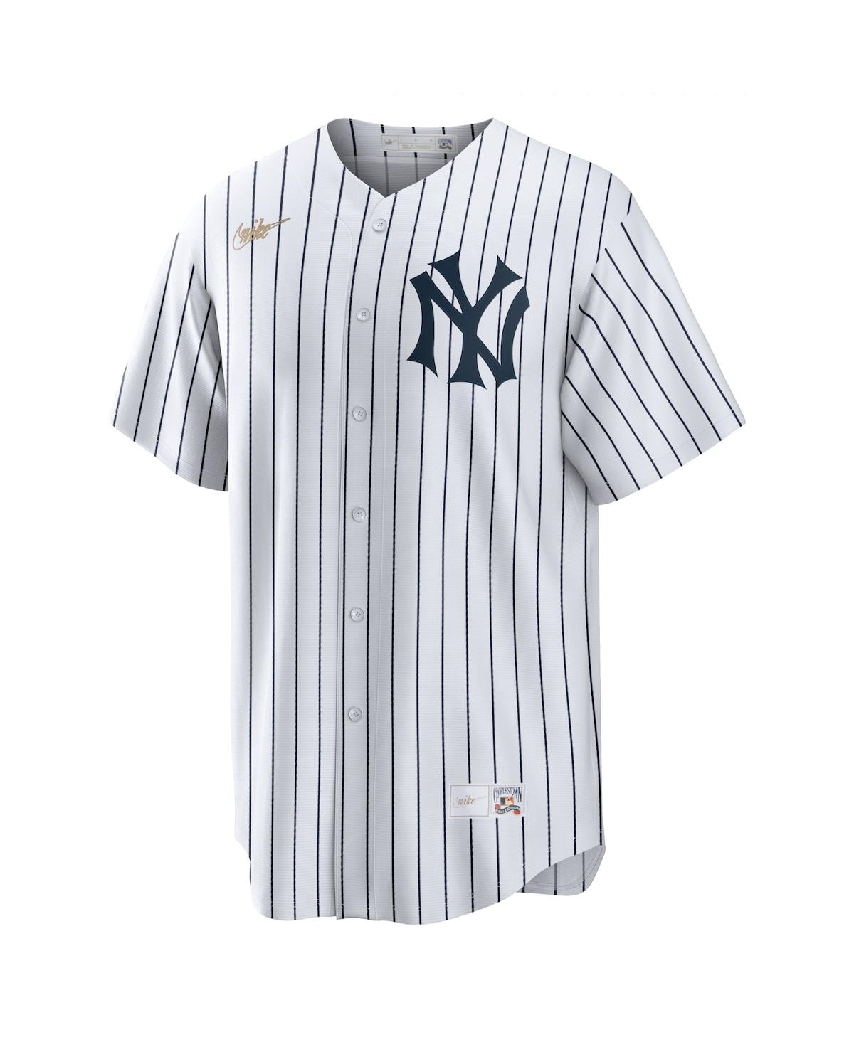 Men's Nike Lou GehrigDistressed New York Yankees Home Cooperstown Collection Player Jersey - White