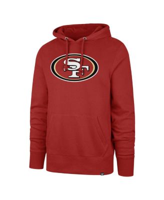 Men's Scarlet San Francisco 49ers Imprint Headline Pullover Hoodie