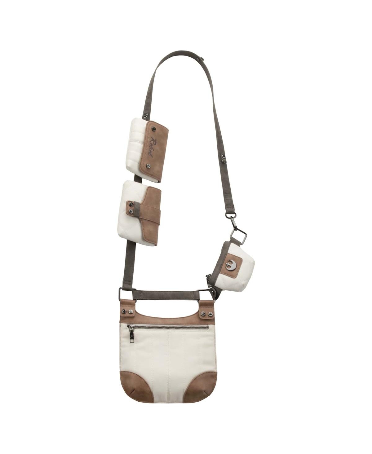 Shop Heroes & Villains Women's Star Wars Princess Leia Convertible Utility Belt And Crossbody Bag In White
