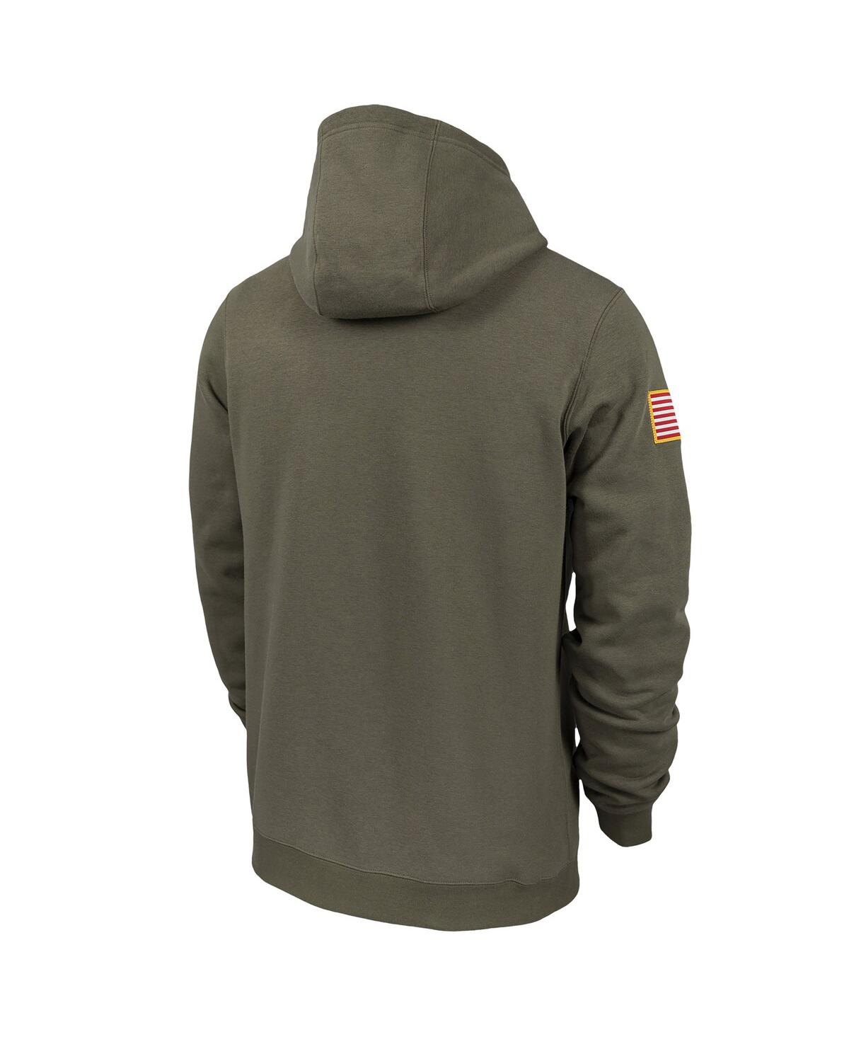 Men's Jordan BrandFlorida Gators Military-Inspired Pack Club Fleece Pullover Hoodie - Olive