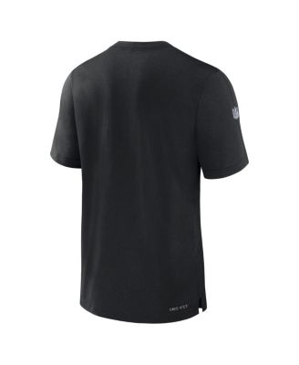 Men's Black Las Vegas Raiders 2023 Sideline Performance T-shirt