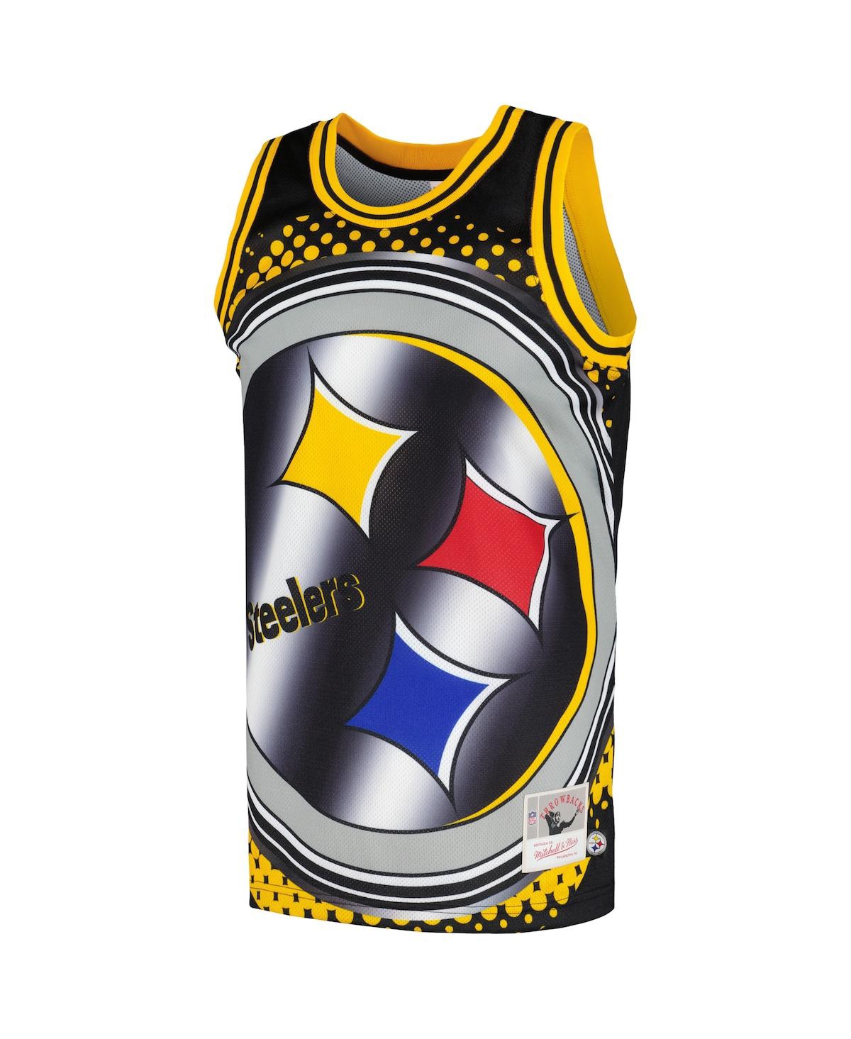 Shop Mitchell & Ness Men's  Black Pittsburgh Steelers Big Face 7.0 Fashion Tank Top
