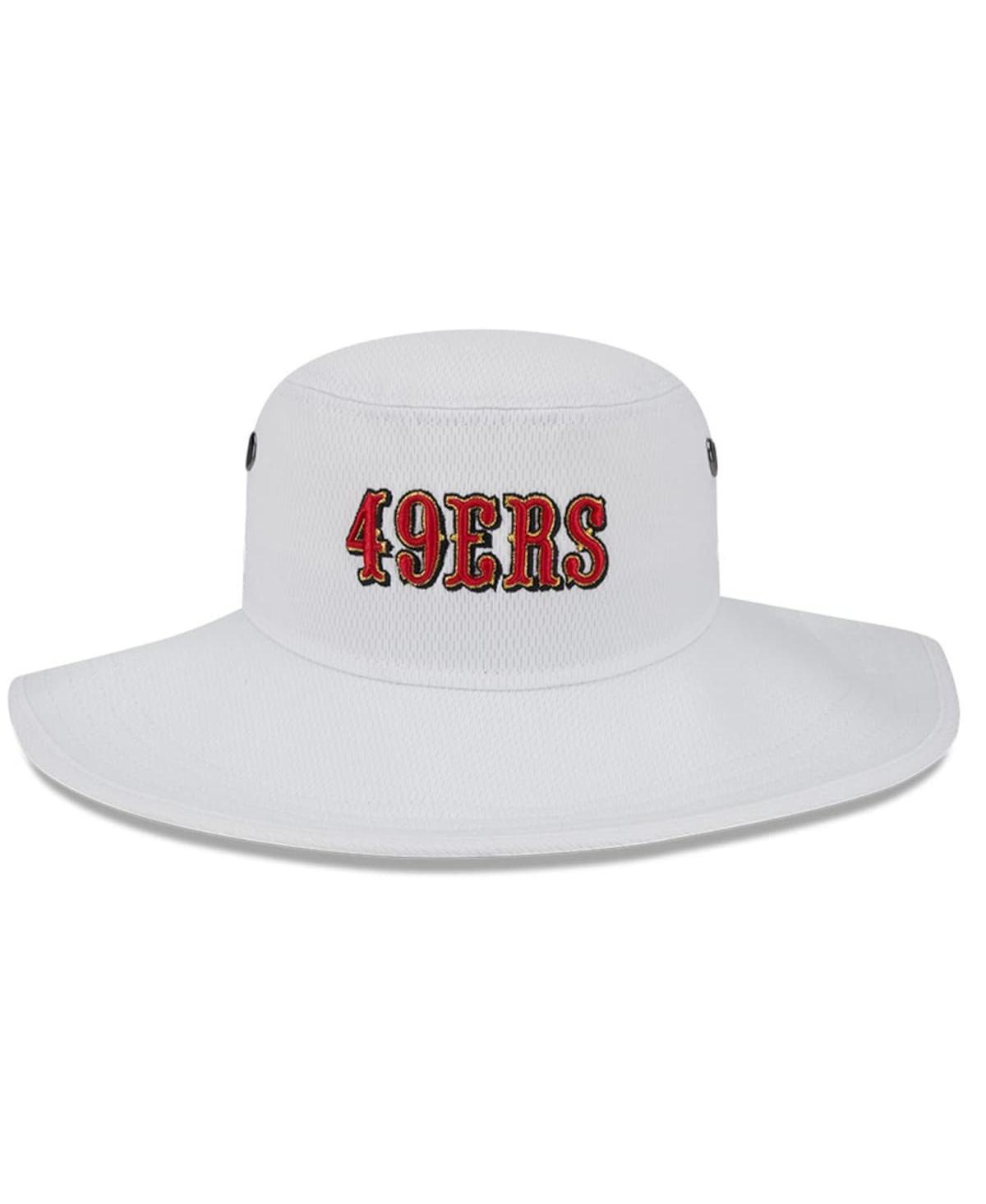 NEW ERA MEN'S NEW ERA WHITE SAN FRANCISCO 49ERS 2023 NFL TRAINING CAMP PANAMA BUCKET HAT 