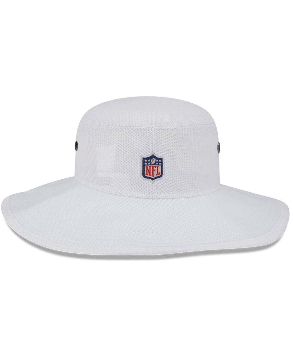 NEW ERA MEN'S NEW ERA WHITE SAN FRANCISCO 49ERS 2023 NFL TRAINING CAMP PANAMA BUCKET HAT 