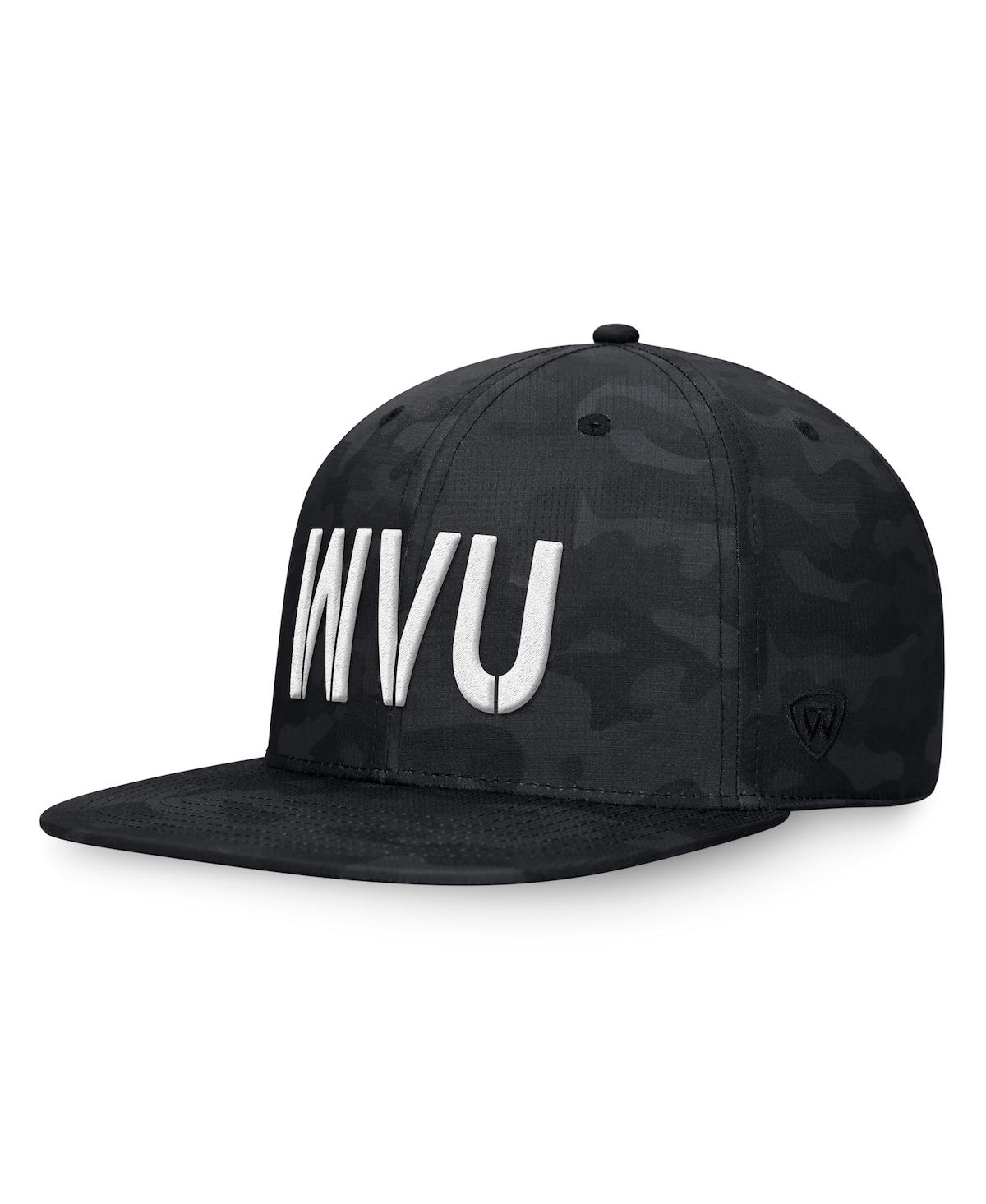 Shop Top Of The World Men's  Black West Virginia Mountaineers Oht Military-inspired Appreciation Troop Sna