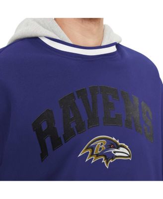 Men's Purple Baltimore Ravens Ivan Fashion Pullover Hoodie