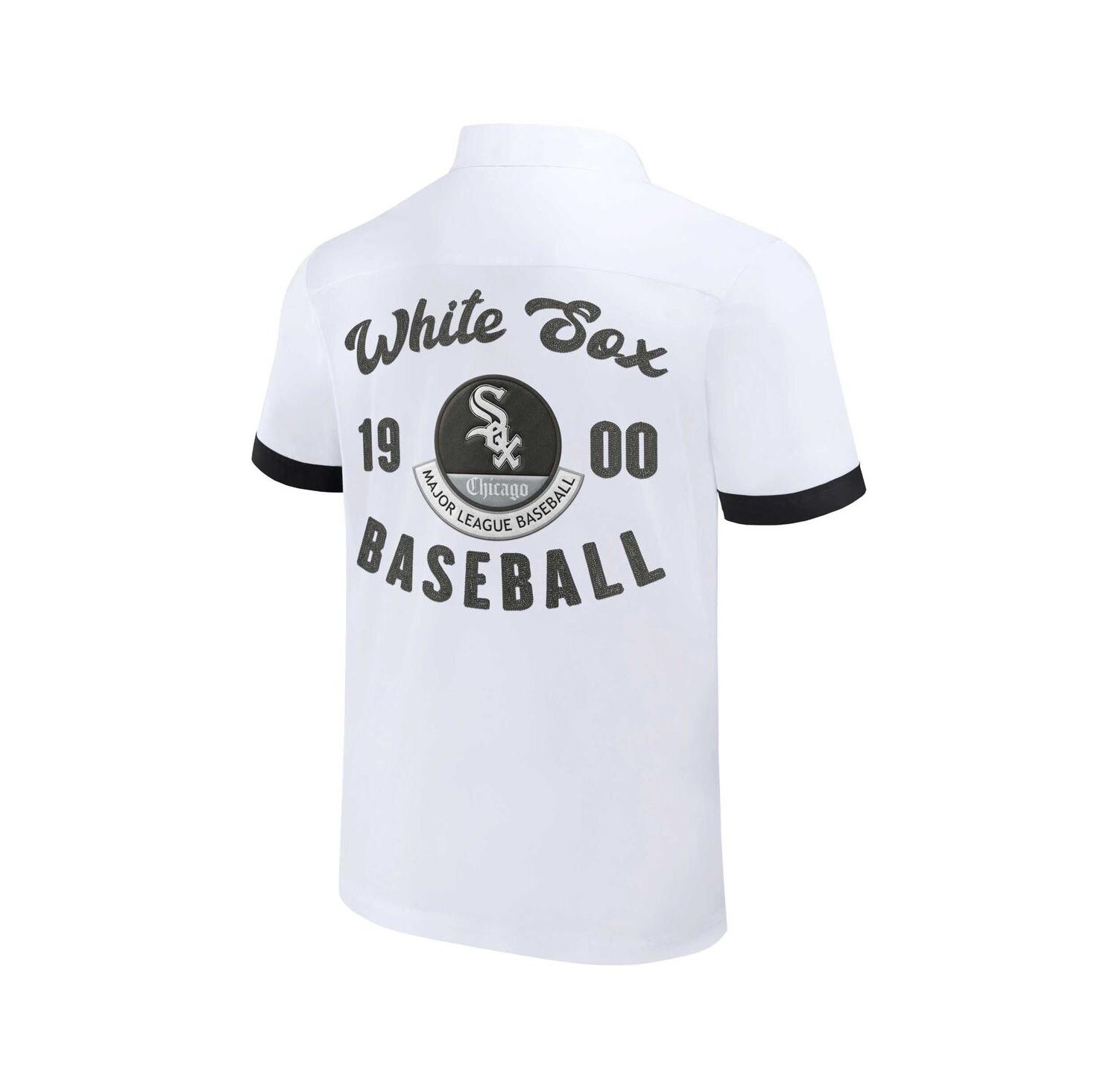 Men's Darius Rucker Collection by White Chicago White Sox Bowling Button-Up Shirt