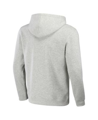 Men's NFL x Darius Rucker Collection by Heather Gray Distressed Tampa Bay Buccaneers Coaches Pullover Hoodie