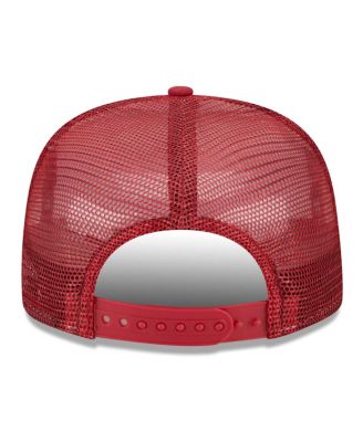 Men's White, Cardinal Arizona Cardinals Banger 9FIFTY Trucker Snapback Hat