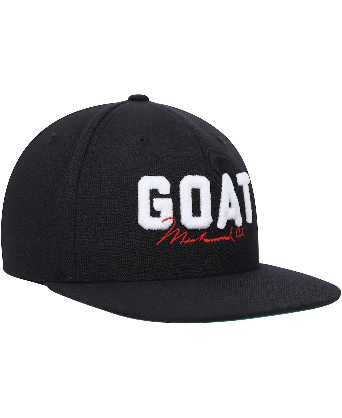 Shop Contenders Clothing Men's And Women's  Black Muhammad Ali Goat Snapback Hat