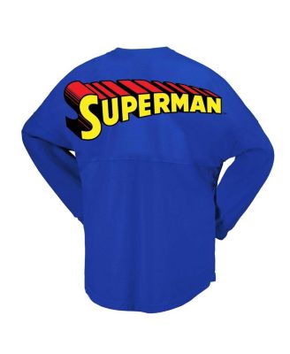 Men's and Women's Royal Superman Original Long Sleeve T-shirt