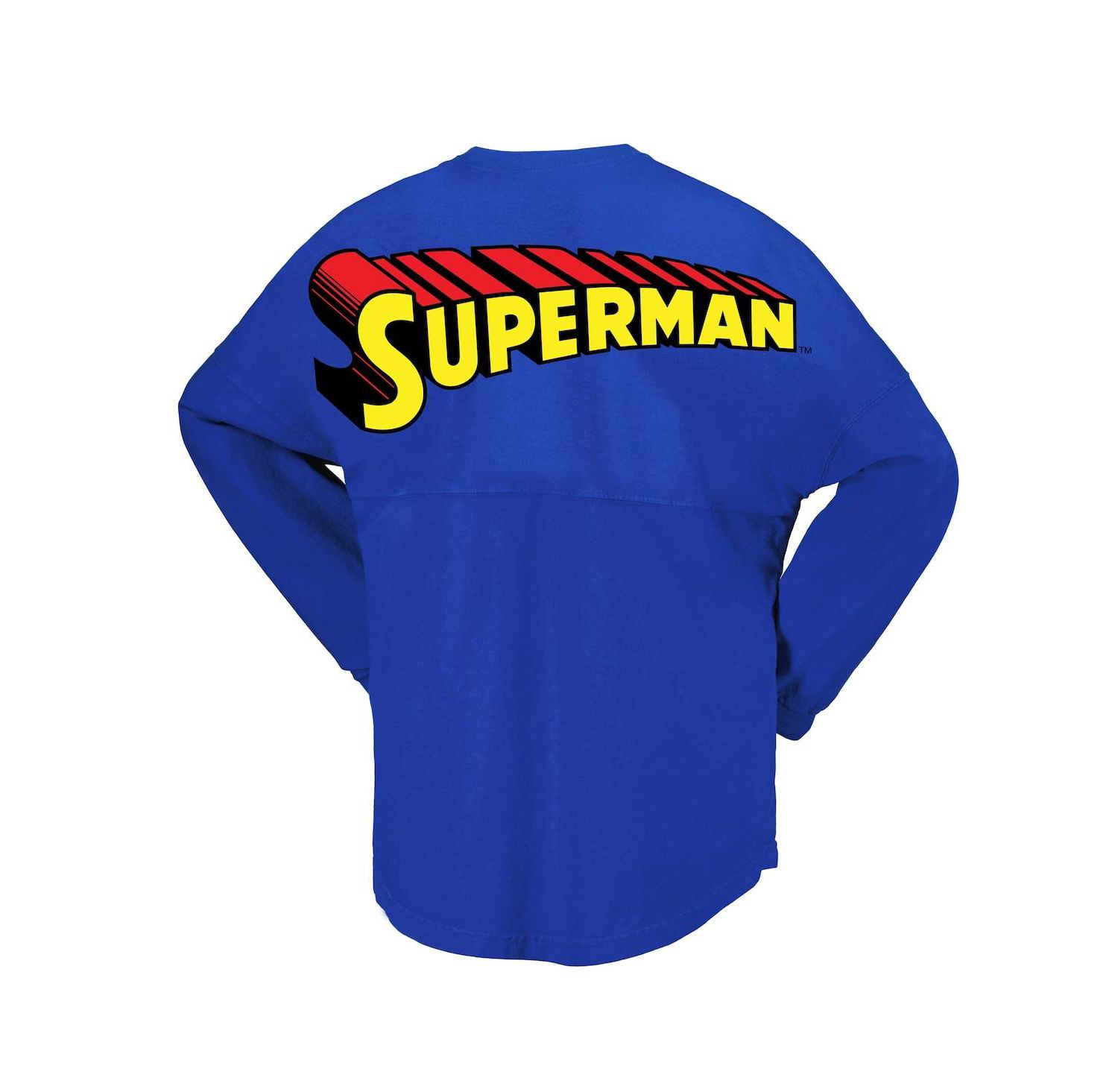 Men's and Women's Royal Superman Original Long Sleeve T-shirt