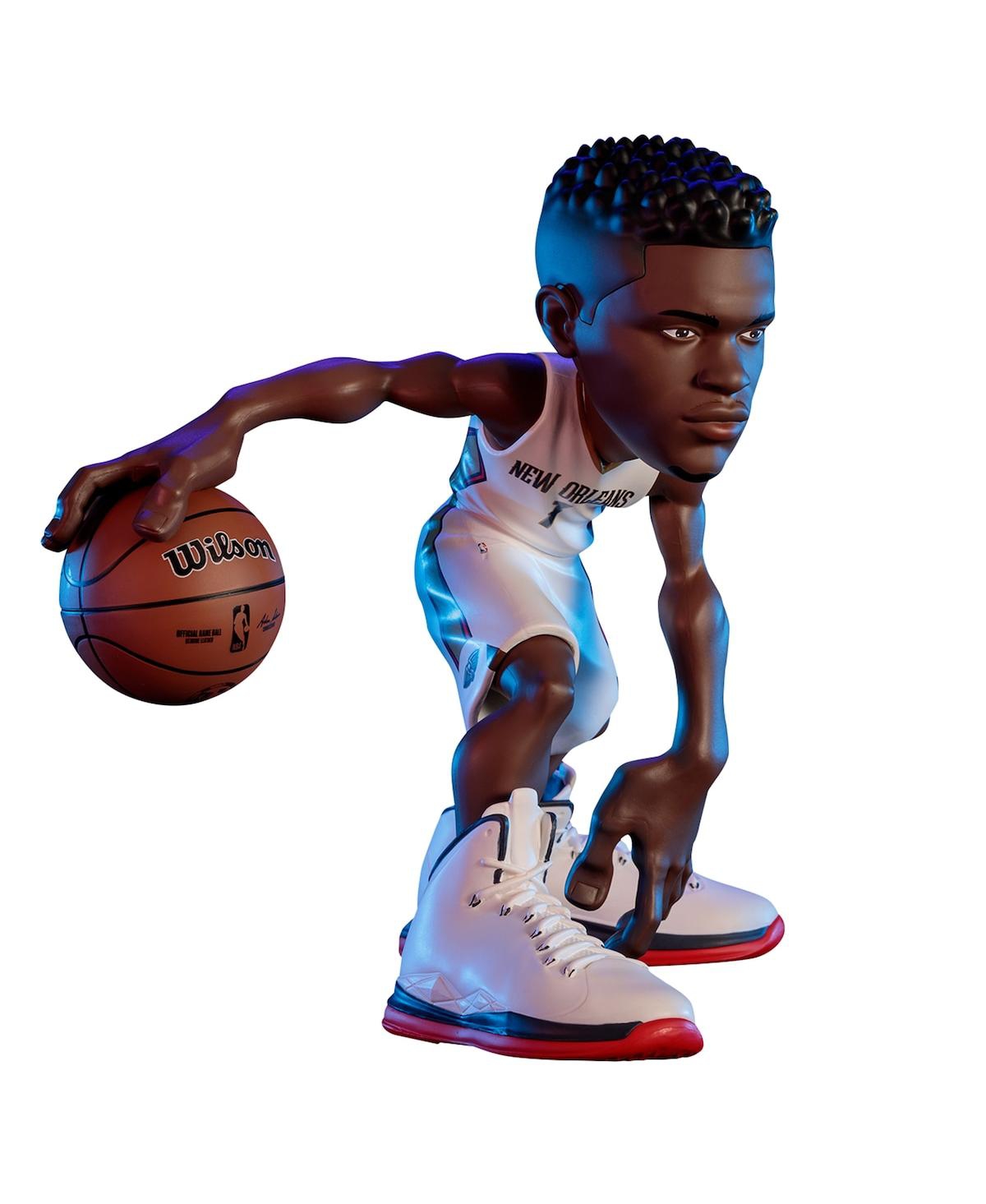 Shop Small-stars Zion Williamson New Orleans Pelicans  White 12" Vinyl Figurine In Multi